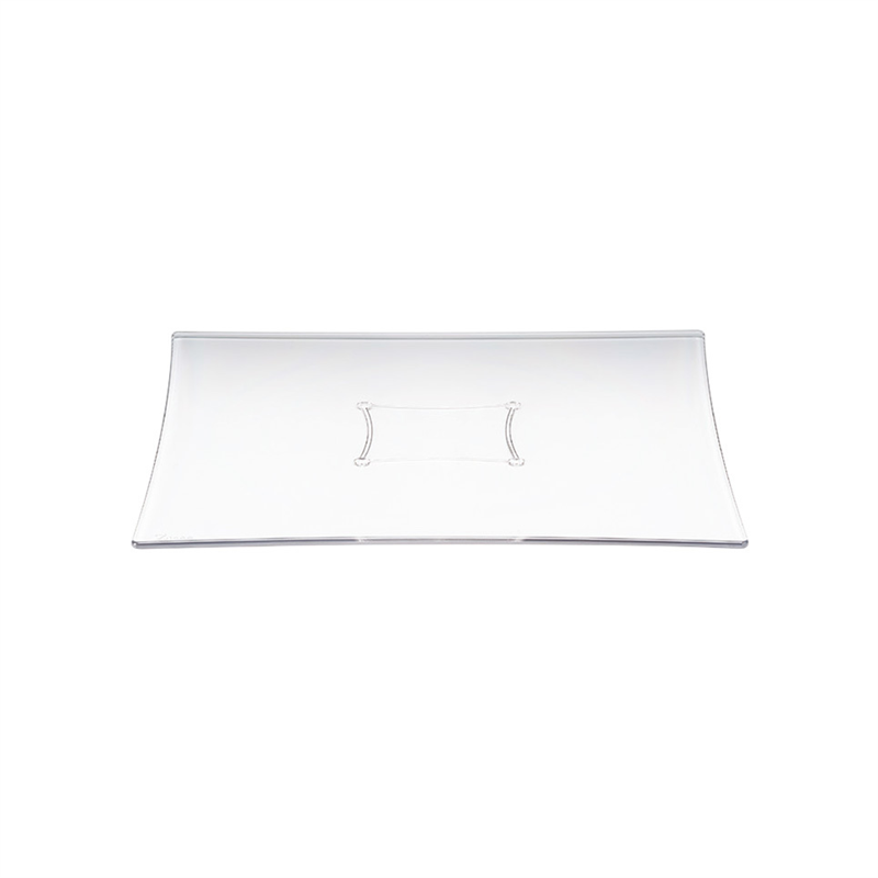 25 Cm Polycarbonat  Kare Teşhir Tabak