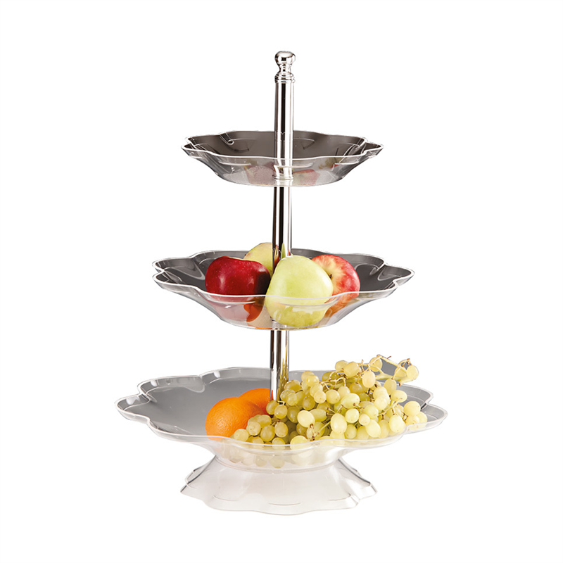 3 Katlı Papatya Model Akrilik Stand (Şeffaf)