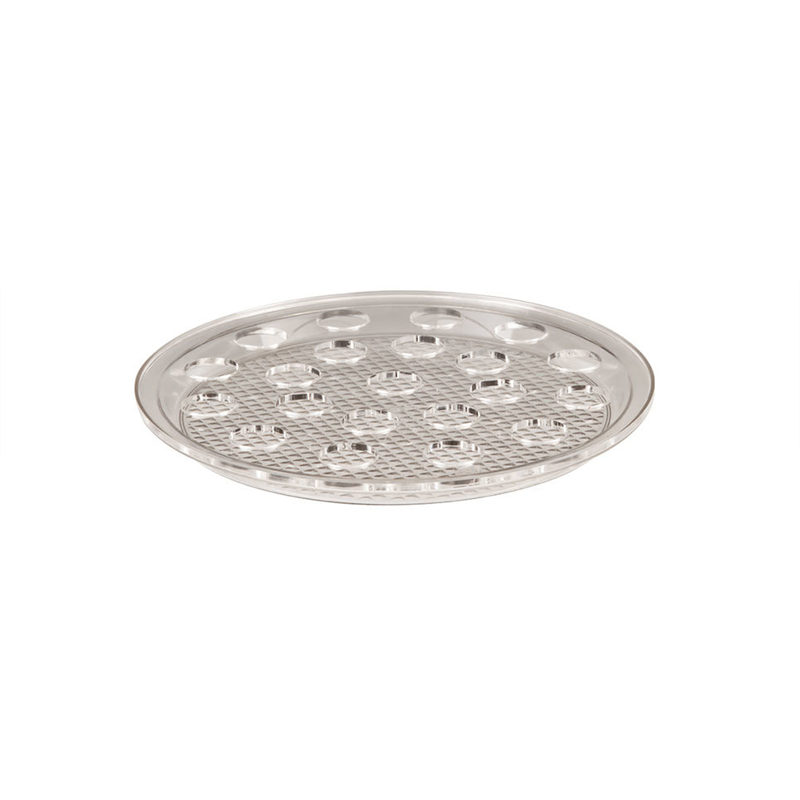 34 Cm Yuvarlak Polycarbonat Tepsili, 21 'Li Şat Servisi