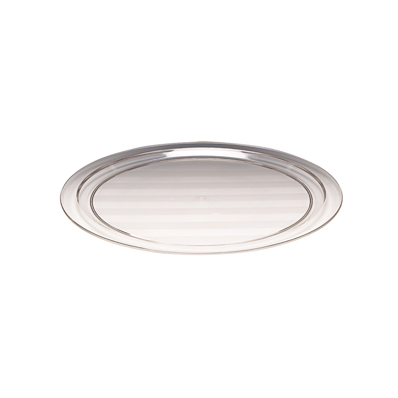 50 Cm Polycarbonat Teşhir  Tepsi /Yuvarlak