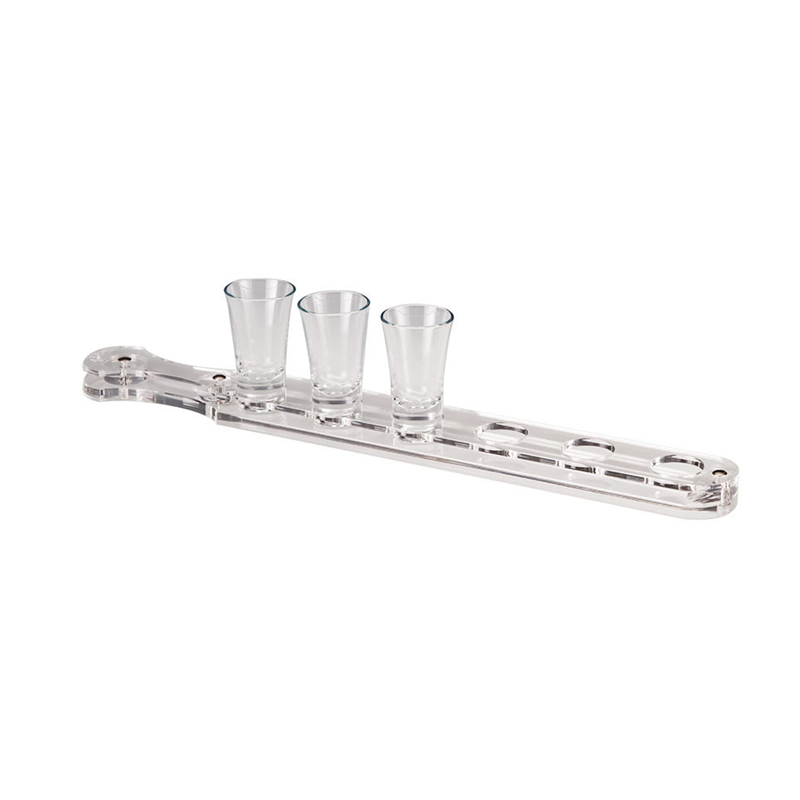 6'Lı Akrilik Standlı Şat Servis Standı