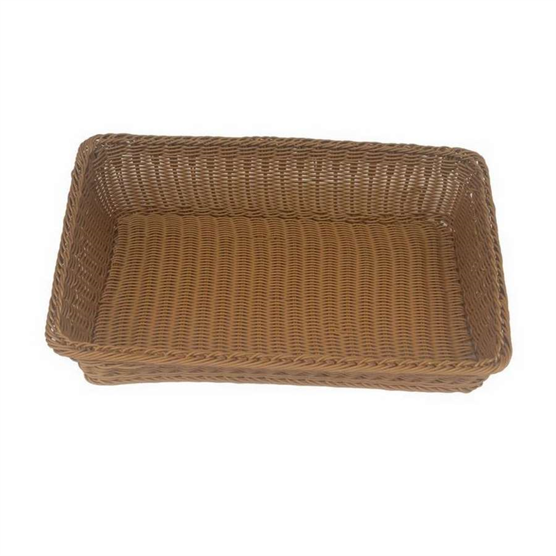 A.Büfe Plastik Dikdörtgen Sepet 50X50X5/10