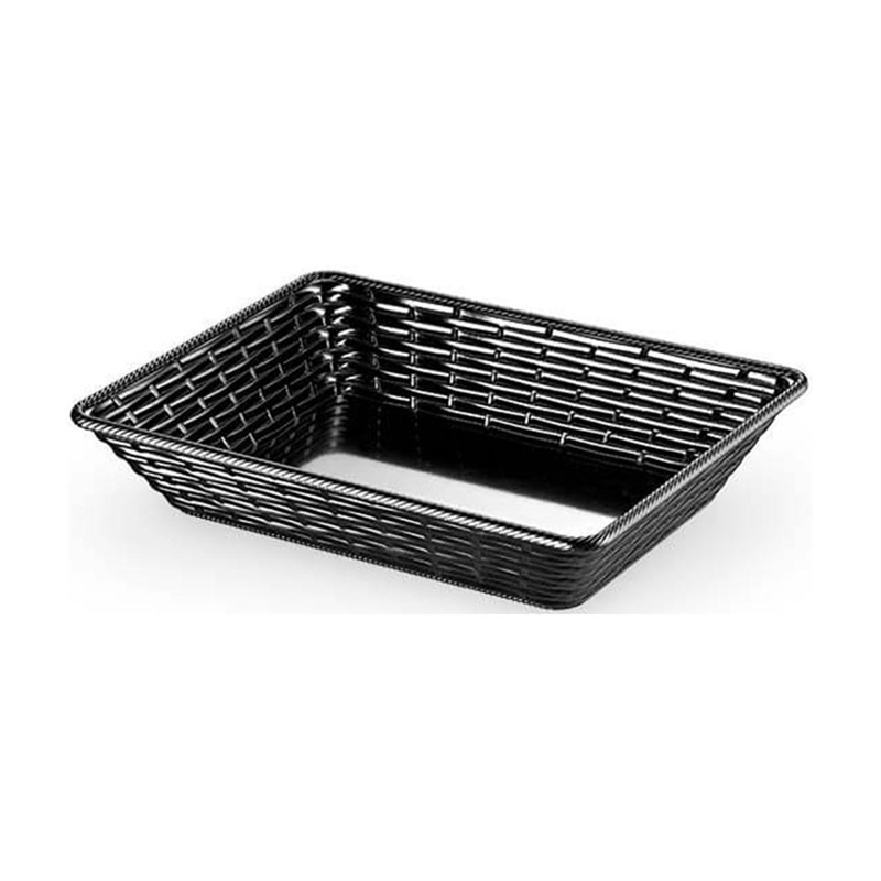 Açık Büfe Servis Melamin Hena Sepet 28x20 cm - 12 Adet