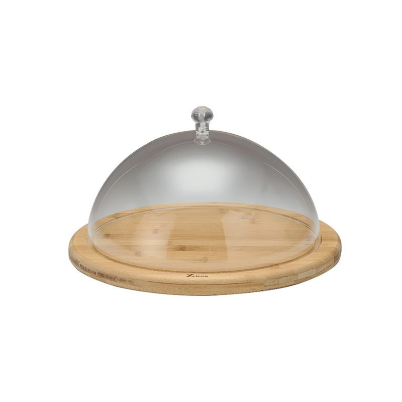 Ahşap Altlı Fanus-30 Cm