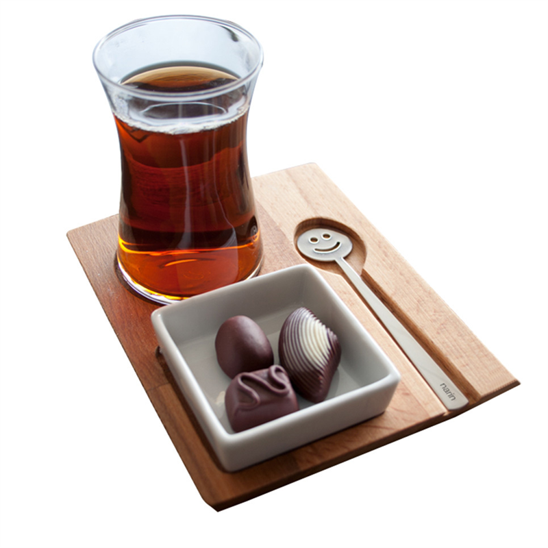 Ahşap Çay Sunumluk Dikdörtgen