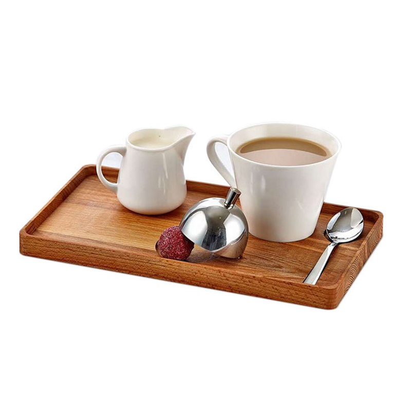 Ahşap St. Dikdörtgen Nescafe Seti 24X14X2 Cm