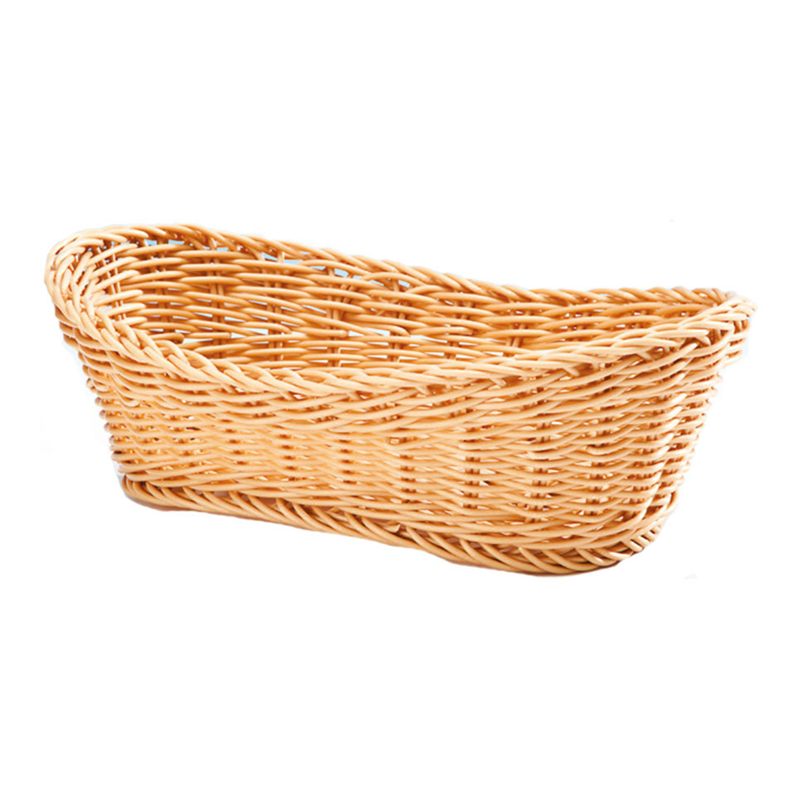 Büyük Oval Plastik  Ekmek Sepeti (Açık-Koyu)