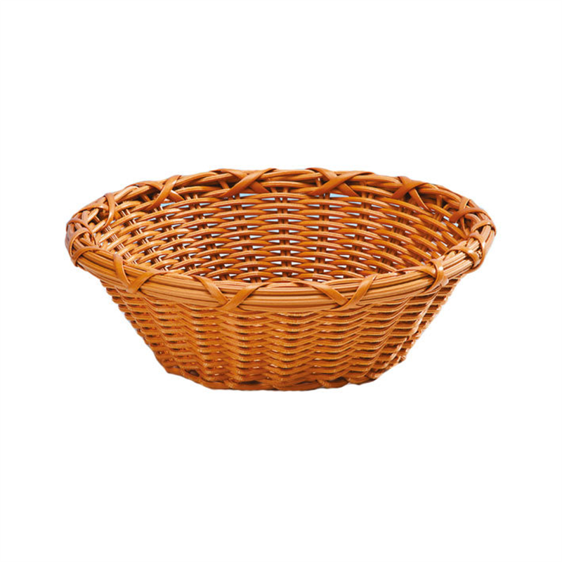 Büyük Yuvarlak Plastik Sepet (Koyu )