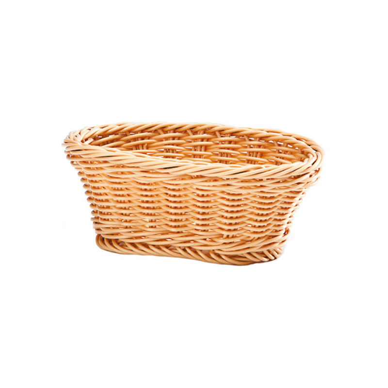 Mini Oval Plastik Ekmek Sepeti(Açık-Koyu)