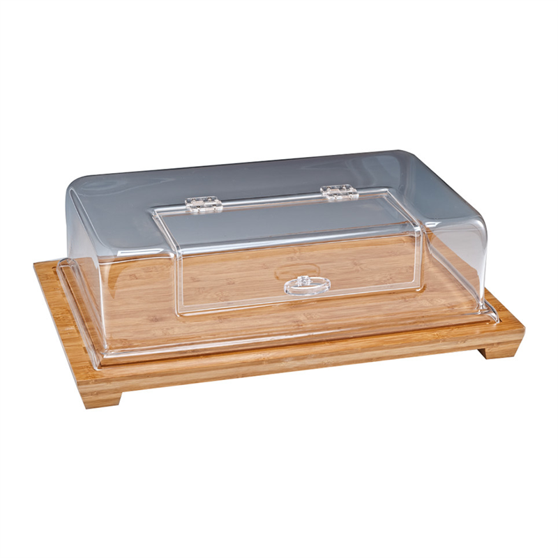 Pencere Kapaklı Ahşap Altlı Fanus-59*39 Cm