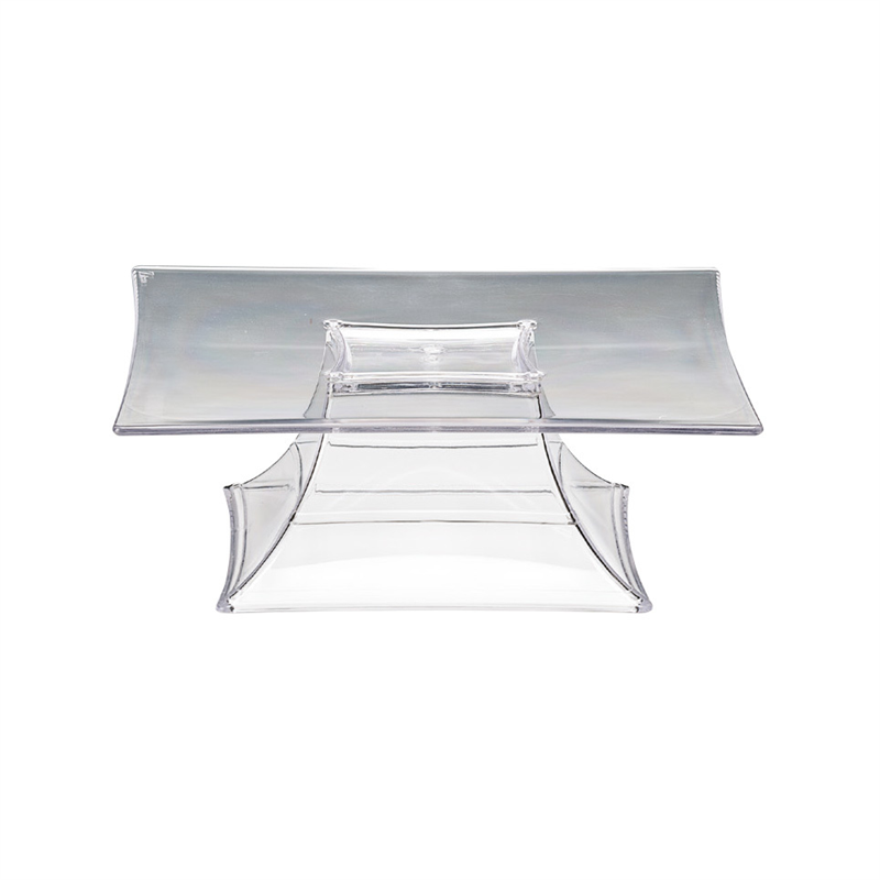 Polycarbonat 30 Cm Kare Ayaklı Teşhir