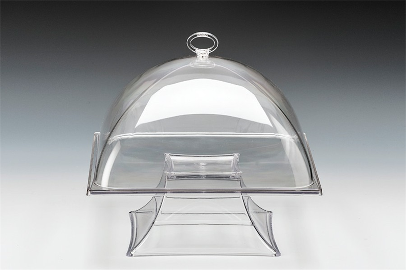 Polycarbonat 30 Cm Kare Kapaklı Teşhir
