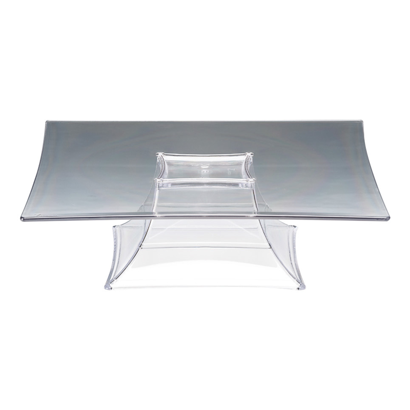Polycarbonat 35 Cm Kare Ayaklı Teşhir