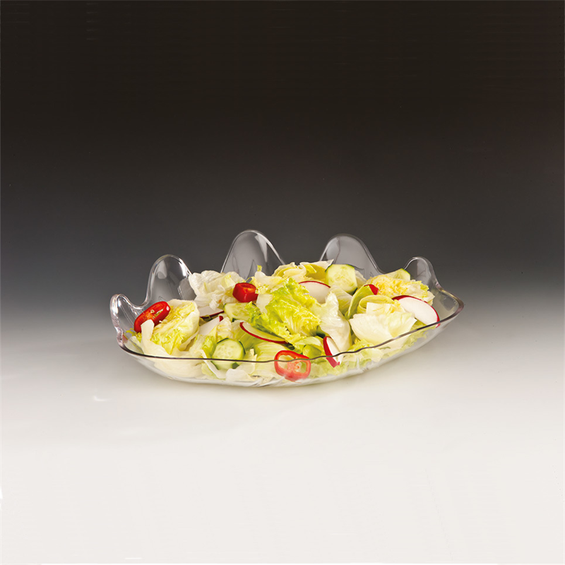 Polycarbonat İstiridye Model Teşhir Tabak(Şeffaf-Siyah-Beyaz)