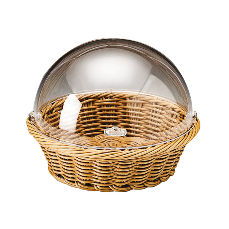 Polycarbonat Kapaklı,Sepetli Fanus R-35 Cm