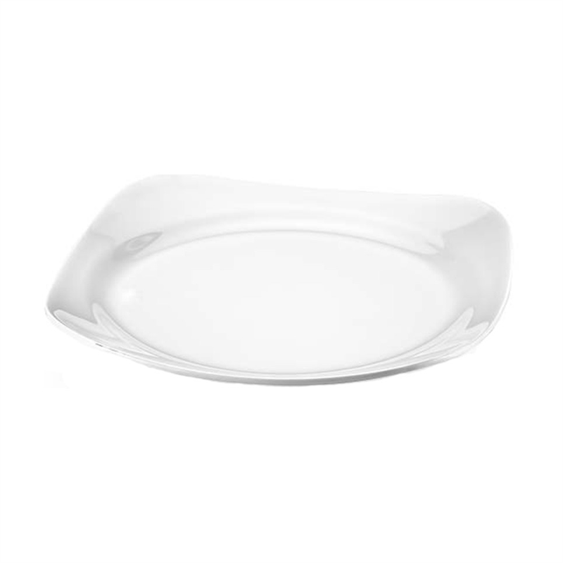 Thermoset Bergama Melamin Kare Tabak 28 cm - 12 Adet
