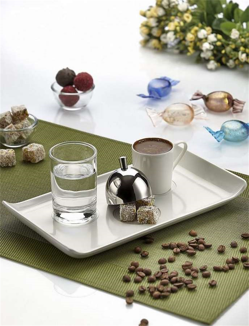 Türk Kahve Servis Takımı Dikdörtgen (26 X 14,50 Cm)