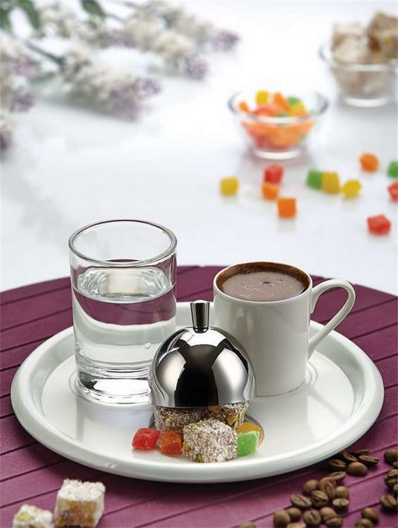 Türk Kahve Servis Takımı Yuvarlak (19Cm)