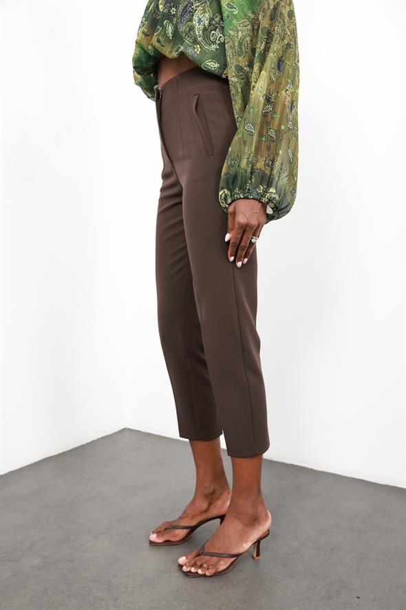 Acı Kahve Flatolu Pantolon 5113