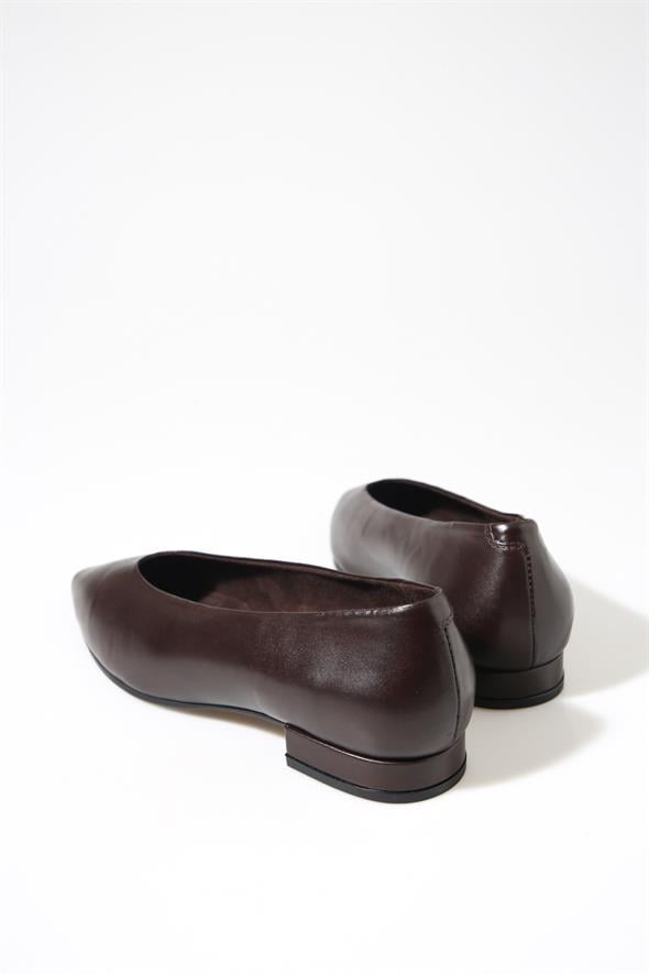 Acı Kahve Kuzu Derisi Babet 24005