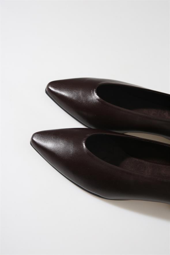 Acı Kahve Kuzu Derisi Babet 24005