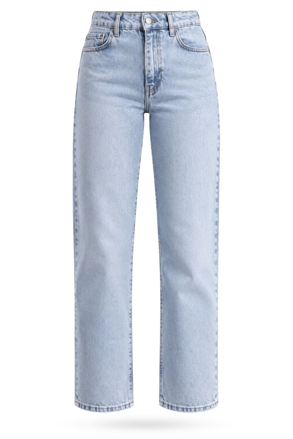 Açık Mavi Mom Fit Jean 
