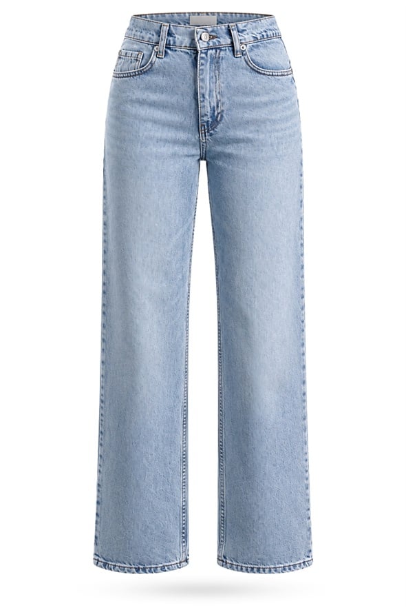 Açık Mavi Straight Fit Jean 0065