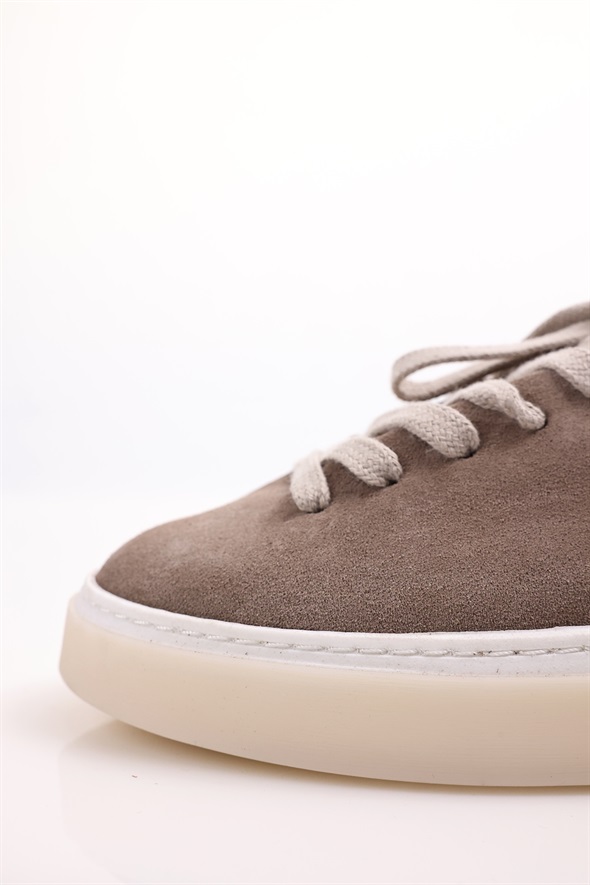 Açık Vizon Deri Sneaker 25210