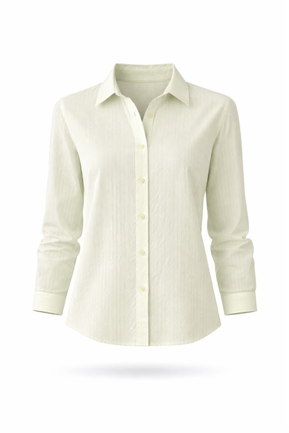 Açık Yeşil Çizgili Gömlek 4340