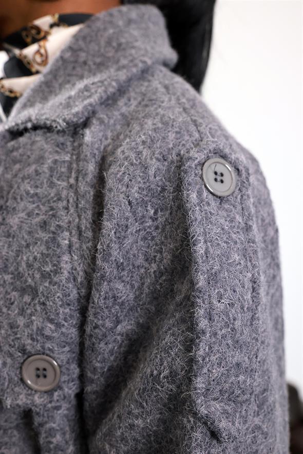 Antrasit Astarlı Kaşe Ceket 286