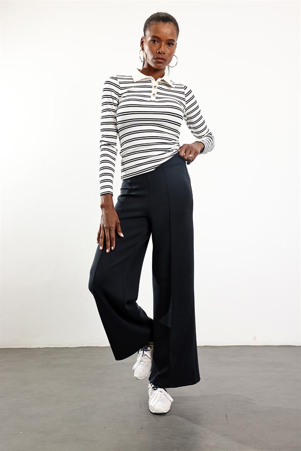 Antrasit Çimalı Modal Pantolon 