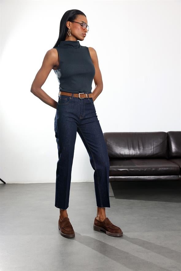 Antrasit Dik Yaka Fitilli Atlet 