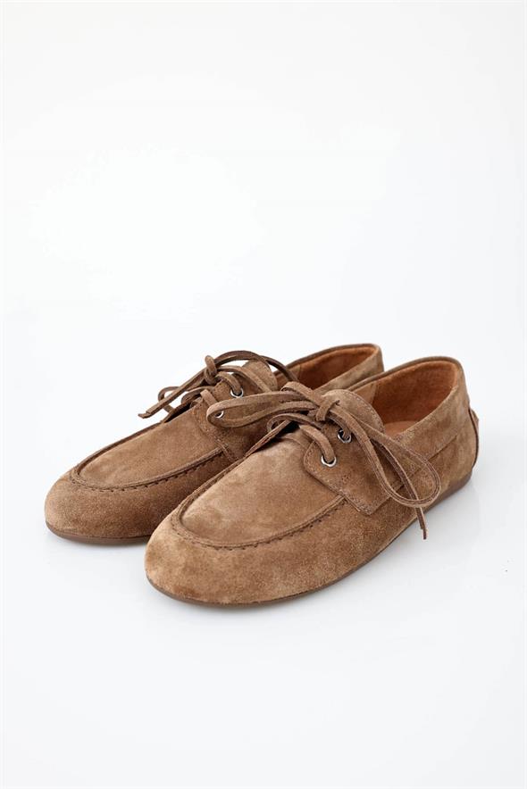 Bal Süet Bağcıklı Makosen 24325