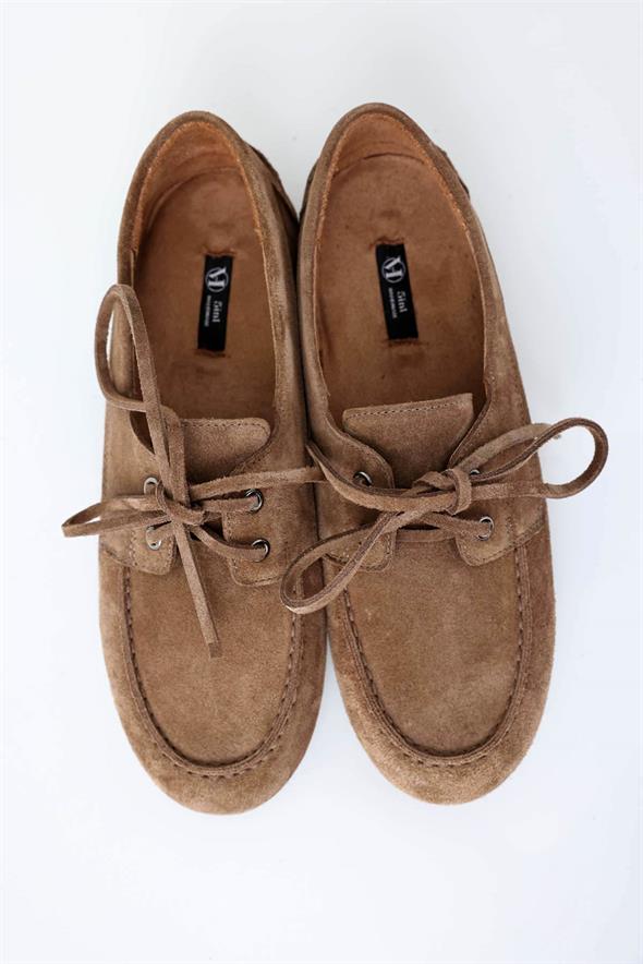 Bal Süet Bağcıklı Makosen 24325