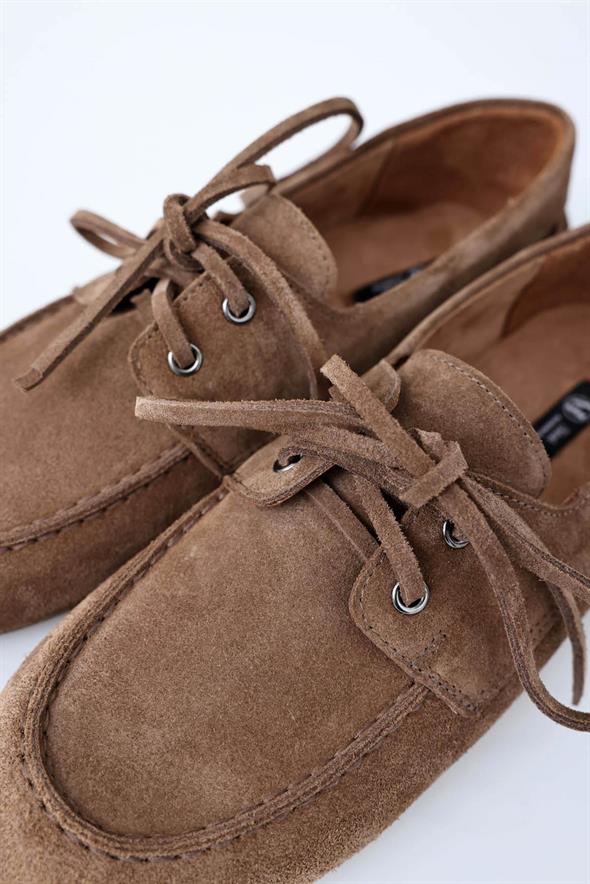 Bal Süet Bağcıklı Makosen 24325