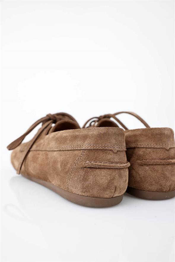 Bal Süet Bağcıklı Makosen 24325