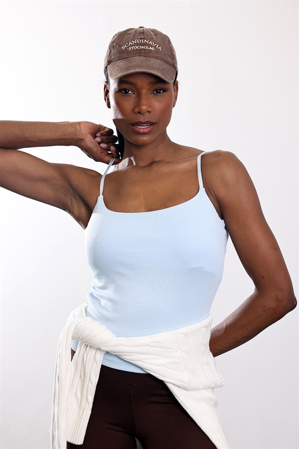 Bebe Mavi Ayarlanabilir Askılı Atlet 16128