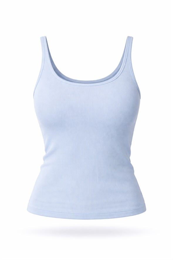 Bebe Mavi U Yaka Fitilli Basic Atlet 