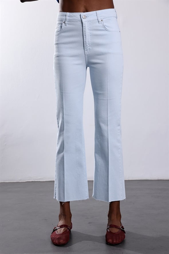 Bebe Mavi Yüksek Bel Mini Flare Jean 2005