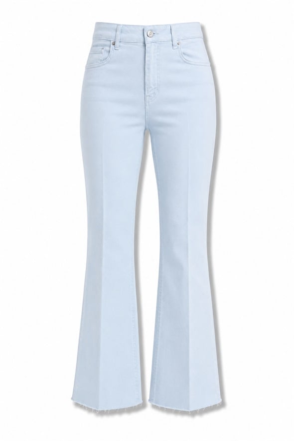 Bebe Mavi Yüksek Bel Mini Flare Jean 2005