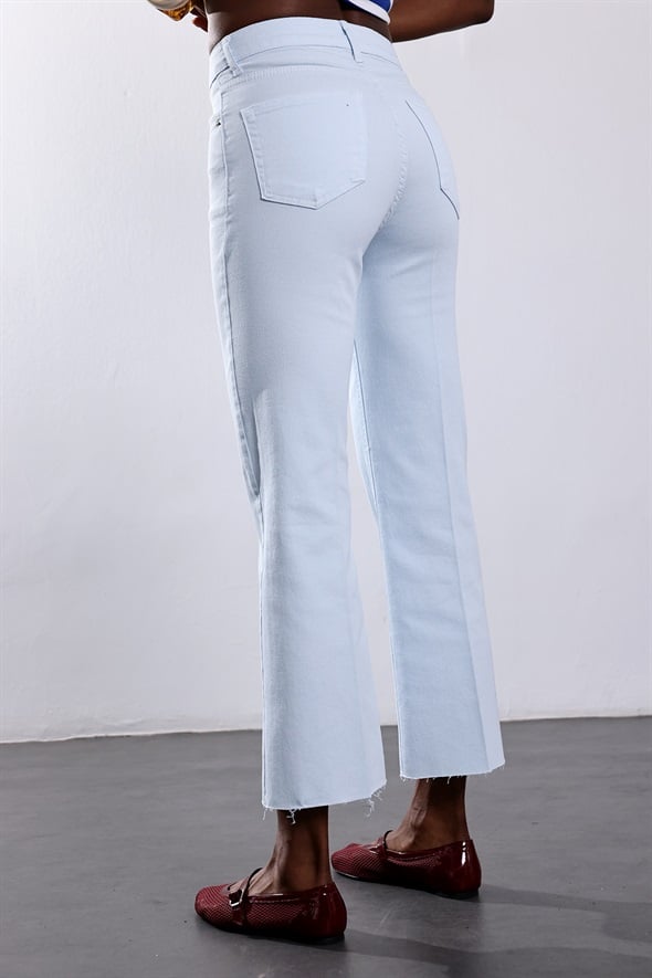 Bebe Mavi Yüksek Bel Mini Flare Jean 2005