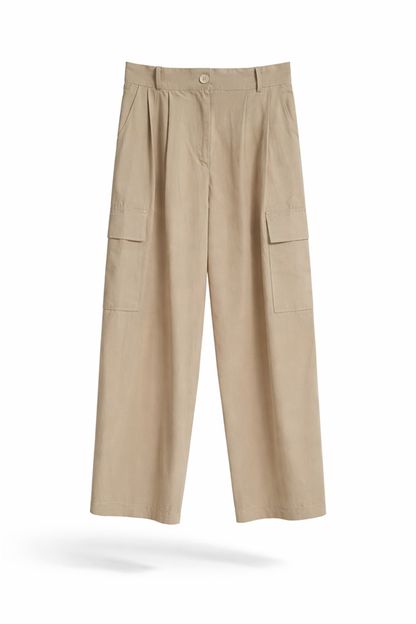 Bej Kargo Pantolon 0025