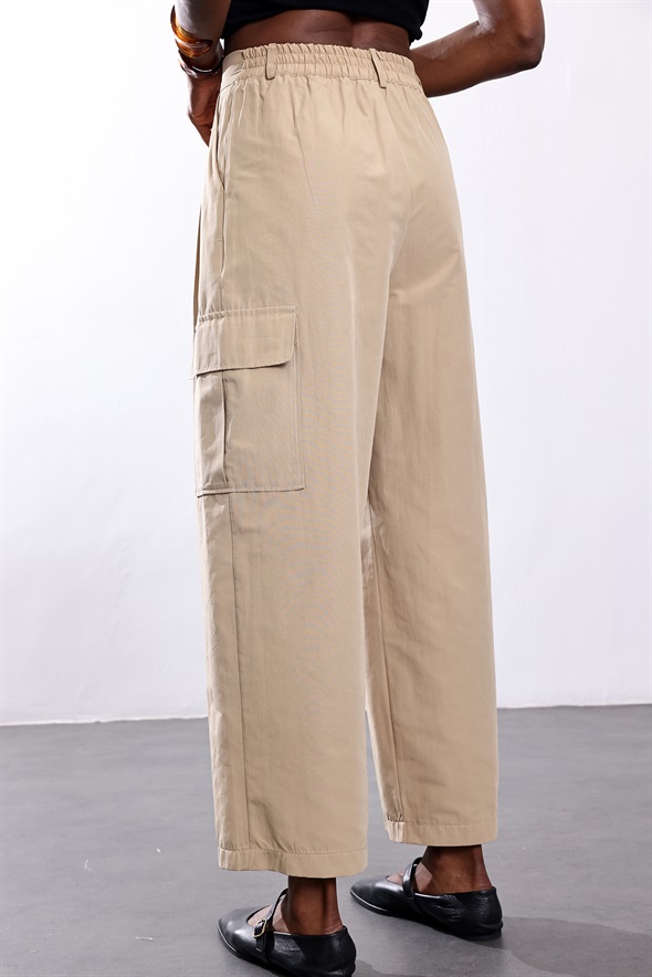 Bej Kargo Pantolon 0025