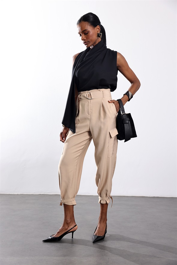 Bej Kargo Pantolon 261016