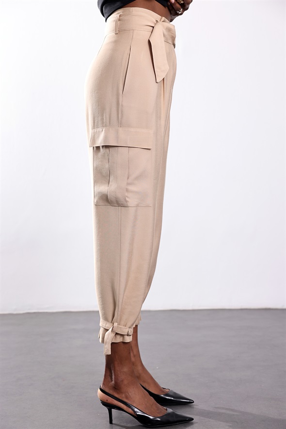 Bej Kargo Pantolon 261016