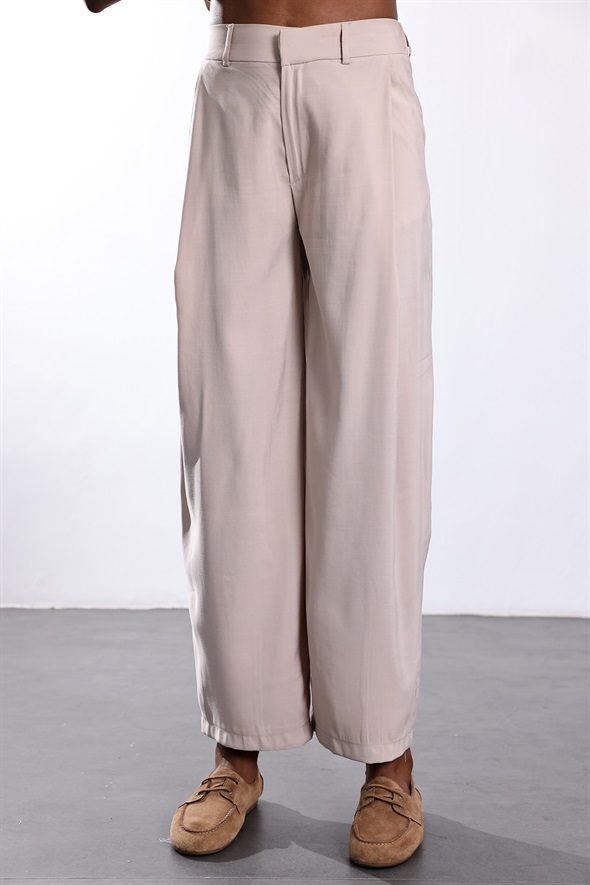 Bej Tensel Pantolon 17574