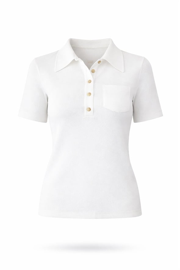 Beyaz Cepli Merserize Triko 140616