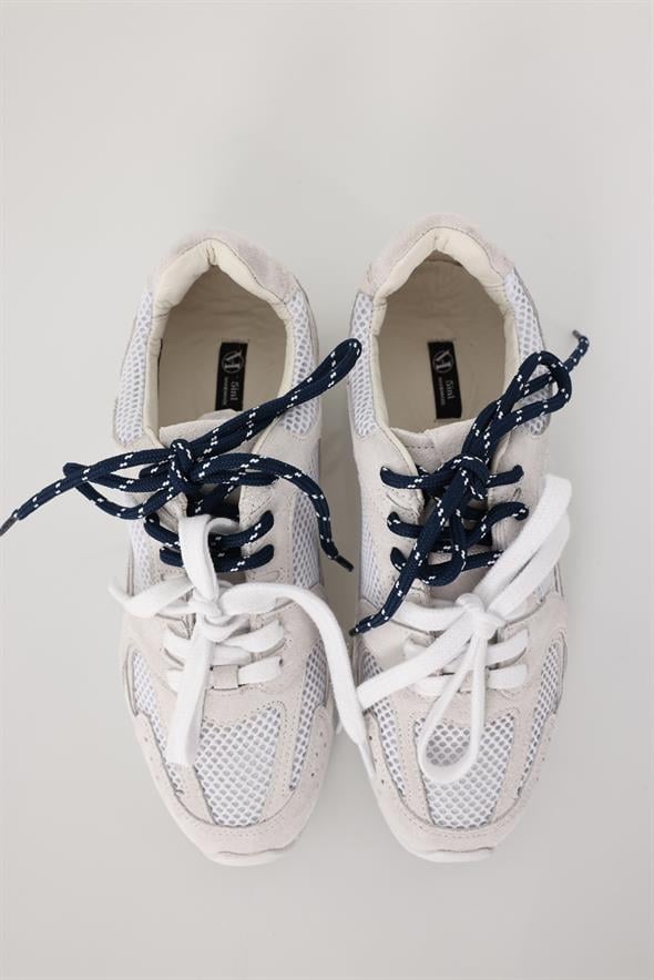 Beyaz Fileli Sneaker 24301