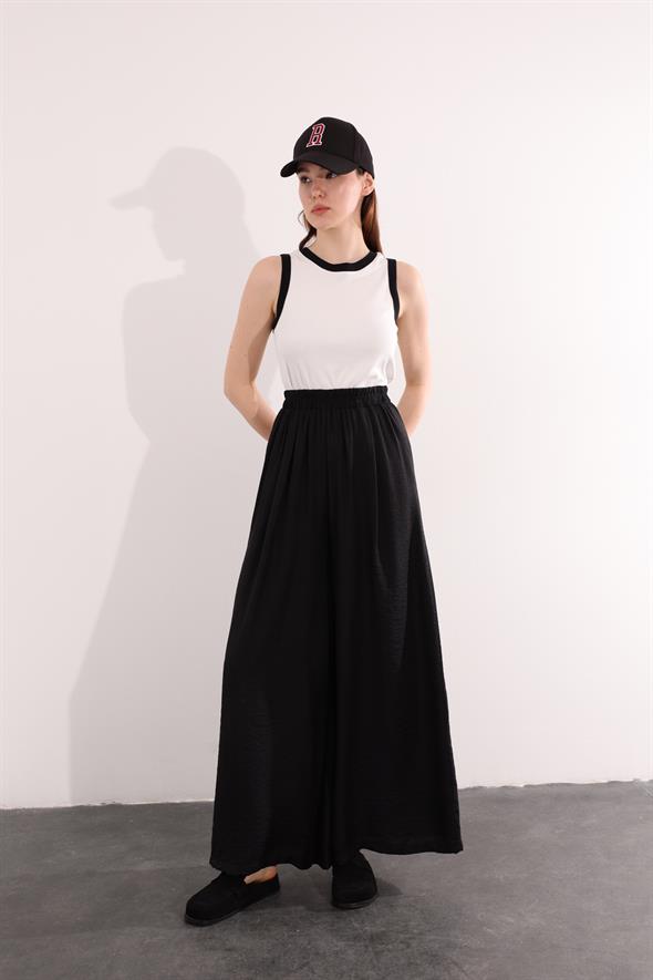 Beyaz Kontrast Atlet 