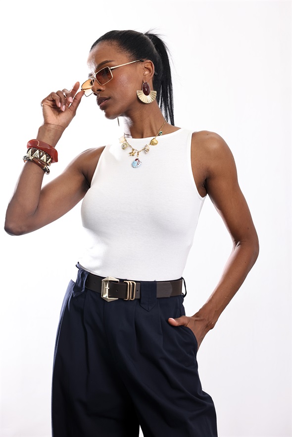 Beyaz Modal Atlet 17568